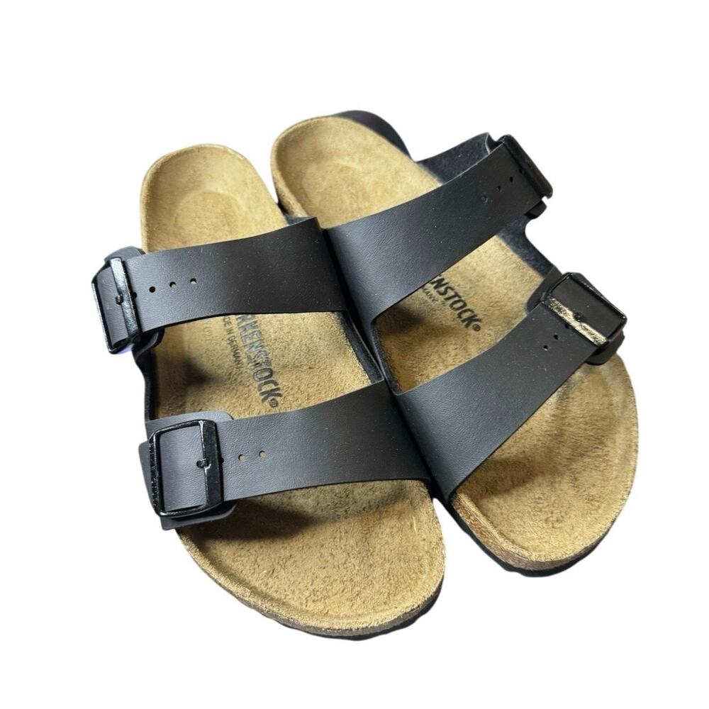 Birkenstock Arizona oiled black leather Comfort Unisex Sandal Women 9  EU 40 New - Picture 3 of 7